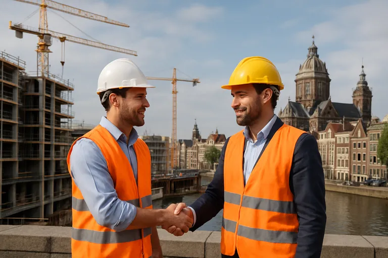 Bouwbedrijven in Amsterdam samenwerking voor kwaliteit en duurzaamheid